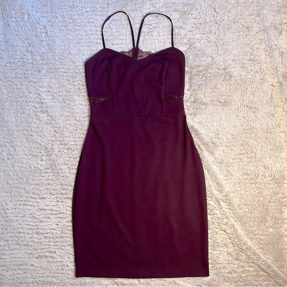 Express Lace Back Sheath Dress